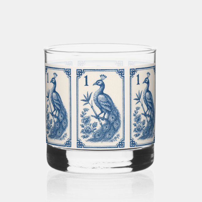 Regal Birdy Bam Mahjong Cocktail Glass Whiskyglas (Vorderseite)