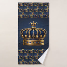 Regal Blue Crown Series Badehandtuch