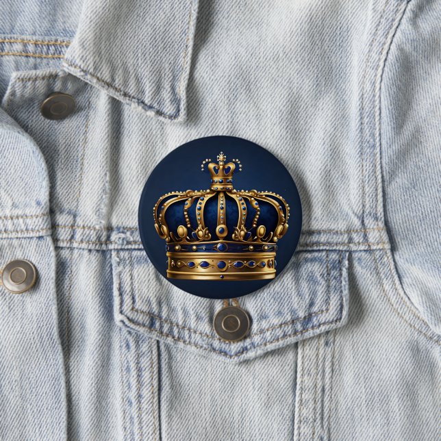 Regal Blue Crown Series Button (Beispiel)