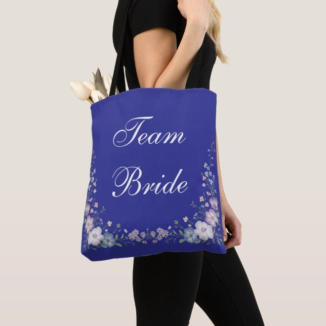 Regal Blue Vintag Elegante Gärten (Von Nahem)