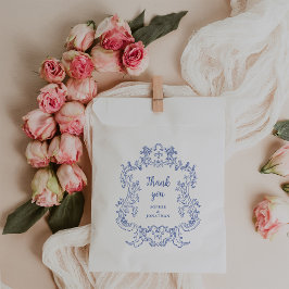 Regal Blue | Vintager Barockrahmen Geschenktütchen