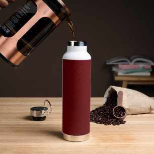 Regal Burgundy gesprenkelte Wasserflasche Trinkflasche