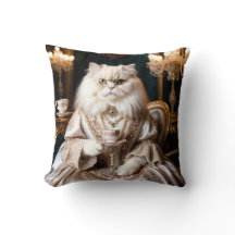 Regal Cat in Gown