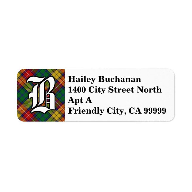 Regal Clan Buchanan Tartan Monogram (Vorne)