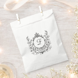 Regal Classic Monogram Wappen Wedding Food Geschenktütchen