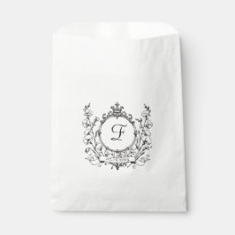 Regal Classic Monogram Wappen Wedding Food Geschenktütchen