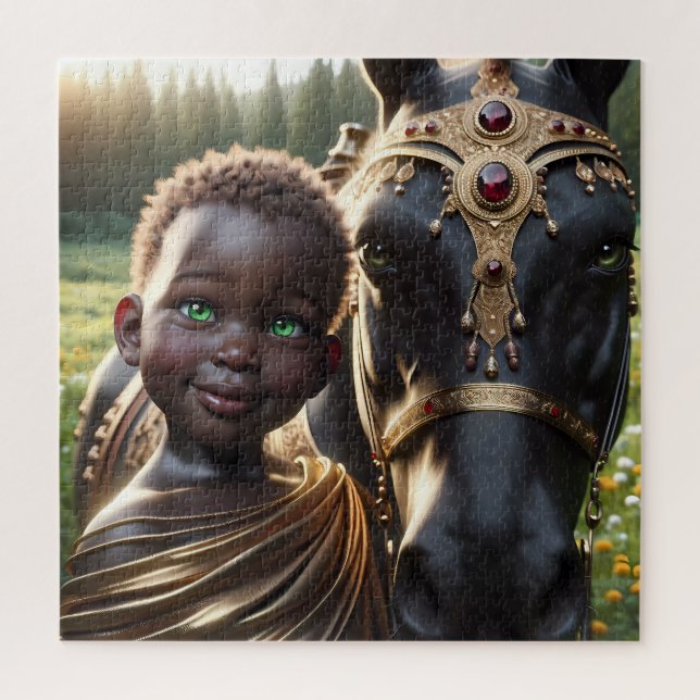 Regal Companions: Twilight's Embrace Puzzle (Vertikal)