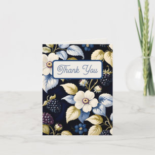 Regal Floral Elegante: Brautparty Dankeskarte