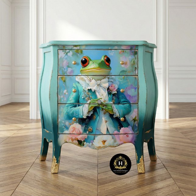 Regal Frog Blumenzauber Hochzeitszettel Seidenpapier (Von Creator hochgeladen)