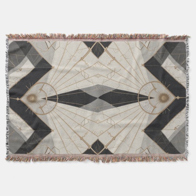 Regal Geometry Throw Blanket Decke (Vorderseite)