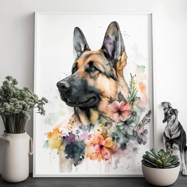 Regal German Shepard Eine Fusion von Power Poster (Von Creator hochgeladen)