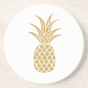 Regal Gold Ananas Untersetzer