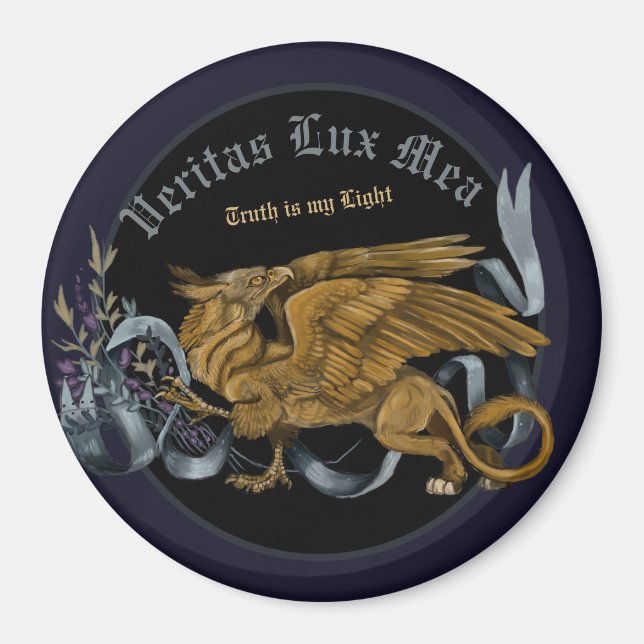 Regal Gold Griffin Magnet (Vorne)