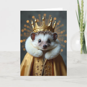 Regal Gold Robe Geburtstagskarte Karte