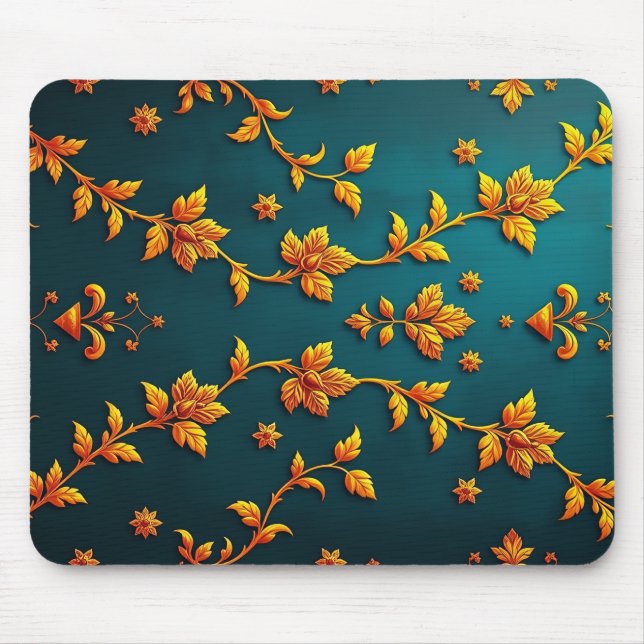 Regal Golden Vine Mouse Pad Mousepad (Vorne)