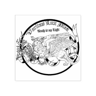 Regal Griffin Rubber kleine Briefmarke Gummistempel