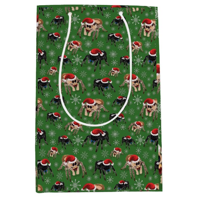 Regal Jumping Spider Phiddipus Regius Holiday Moss Mittlere Geschenktüte (Vorderseite)