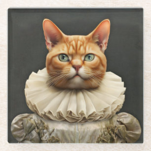 Regal Katze Glasuntersetzer