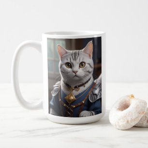 Regal Knight American Shorthair Katze Majestätisch Kaffeetasse
