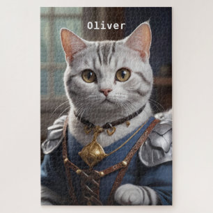Regal Knight American Shorthair Katze Majestätisch Puzzle