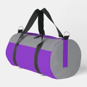 Regal Lila Silber Reisegym-Tasche Duffle Bag