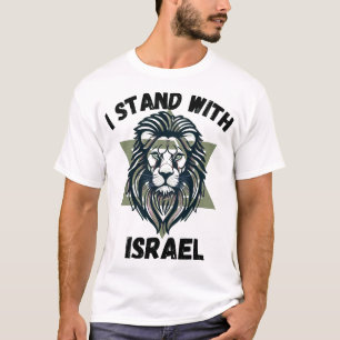 Regal Lion mit Star von David Emblem Design T-Shirt