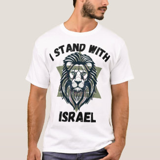 Regal Lion mit Star von David Emblem Design T-Shirt