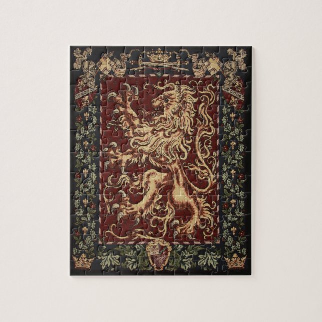 Regal Lion Tapestry Puzzle (Vertikal)
