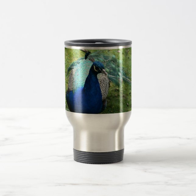 Regal Peacock Power  Reisebecher (Mittel)