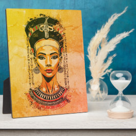 Regal Queen of Egypt - Moderne Neo-Pharao Art Fotoplatte