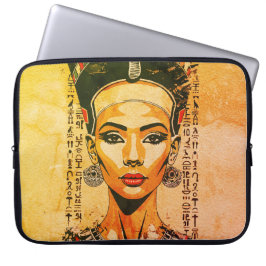 Regal Queen of Egypt - Moderne Neo-Pharao Art Laptopschutzhülle