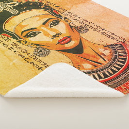 Regal Queen of Egypt - Moderne Neo-Pharao Art Sherpadecke