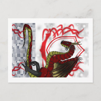 Regal Red Dragon Postkarte