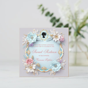 Regal Regency Era 16 . Geburtstag Einladung