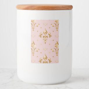 Regal Rose Glass Jar Lebensmitteletikett