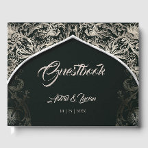 Regal Silver Blüh Hunter Green Wedding