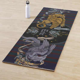 Regal Silver & Gold Griffins Yogamatte