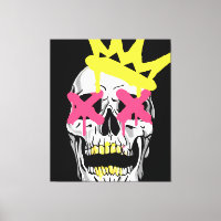 Regal Skull: Rosa, X-Mit Augen Kunst