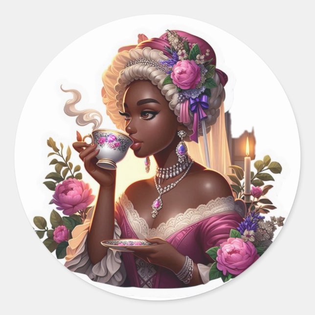 Regal Tea Garden Sticker (Vorderseite)