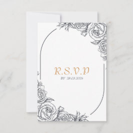 Regal Wedding RSVP Card