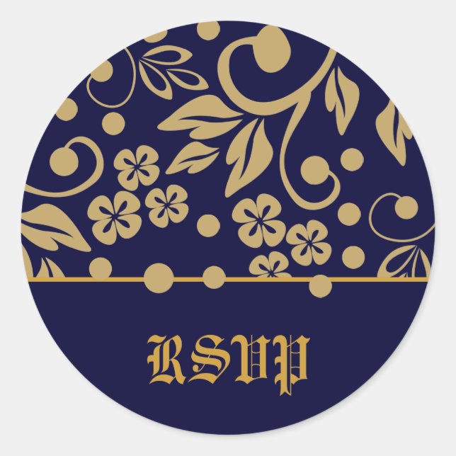 Regal Wedding Stickers (Vorderseite)