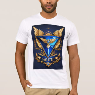 "Regal Wings Diamond: Eine Saphire & Gold Affäre v T-Shirt