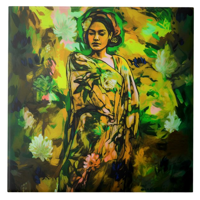 Regal Woman Fliese (Vorderseite)