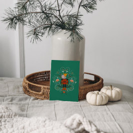 Regale Träume: Der verzauberte Nutcracker Postkarte