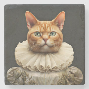 Regalkatze Steinuntersetzer