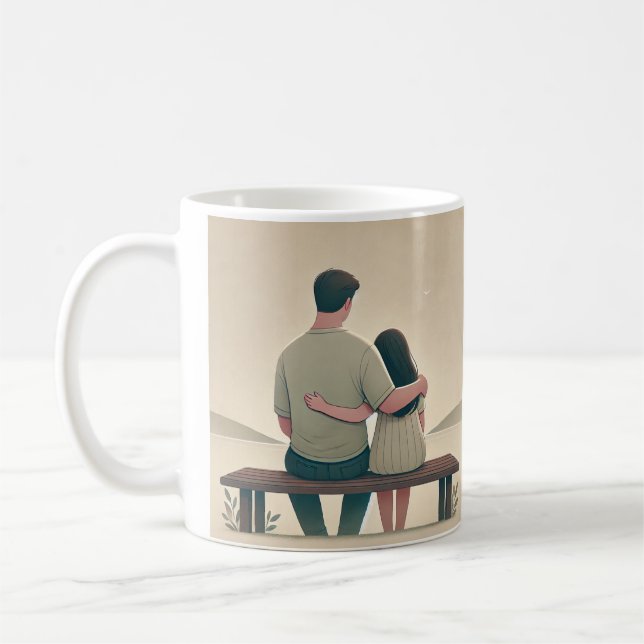 Regalo especial: Amor entre padre e hija Kaffeetasse (Links)