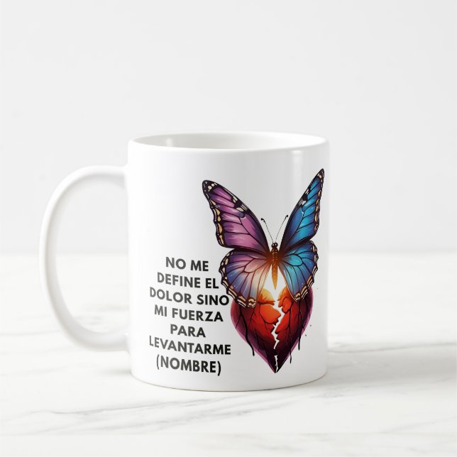 REGALO PERSONALIZADO(NOMBRE)TransformaciónPositiva Kaffeetasse (Links)