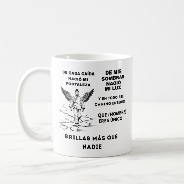 REGALO PERSONALIZADO (NOMBRE)TU BRILLAS KAFFEETASSE (Links)