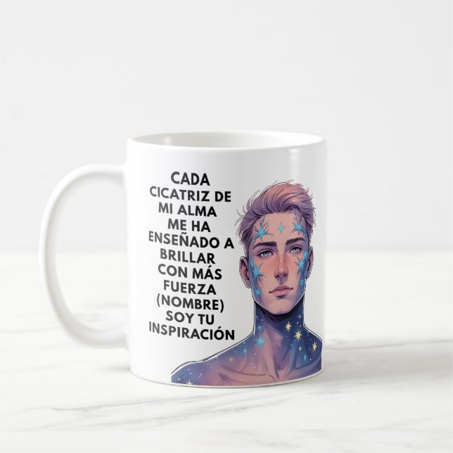 REGALO QUE INSPIRA PERSONALIZADO PARA (NOMBRE) KAFFEETASSE (Links)