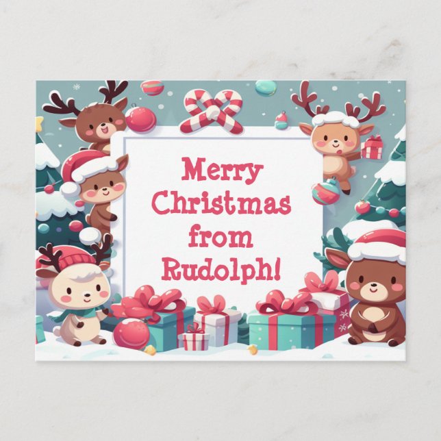 Regalos Navideños Postkarte (Vorderseite)